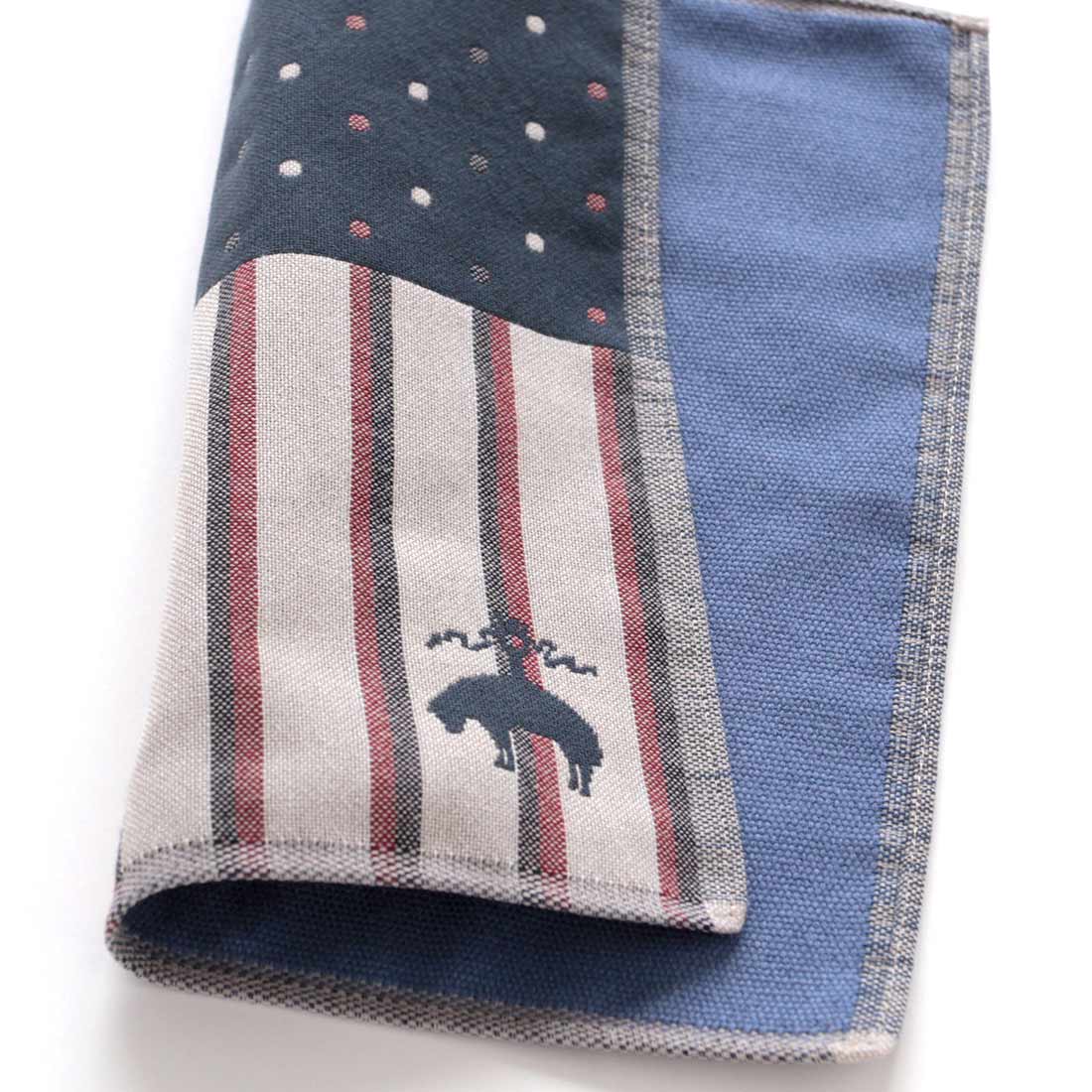 ブルックス ブラザーズ スマホ・メガネ拭き ハンカチ フォーパターン