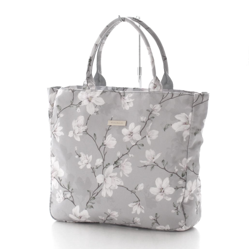 ウェッジウッド A4横長トートバッグ Magnolia マグノリア グレー