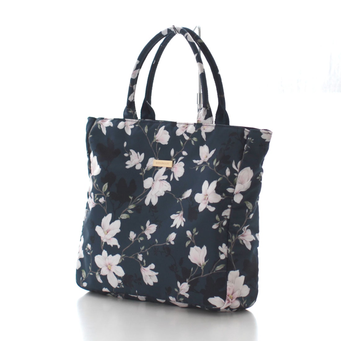 ウェッジウッド A4横長トートバッグ Magnolia マグノリア ネイビー
