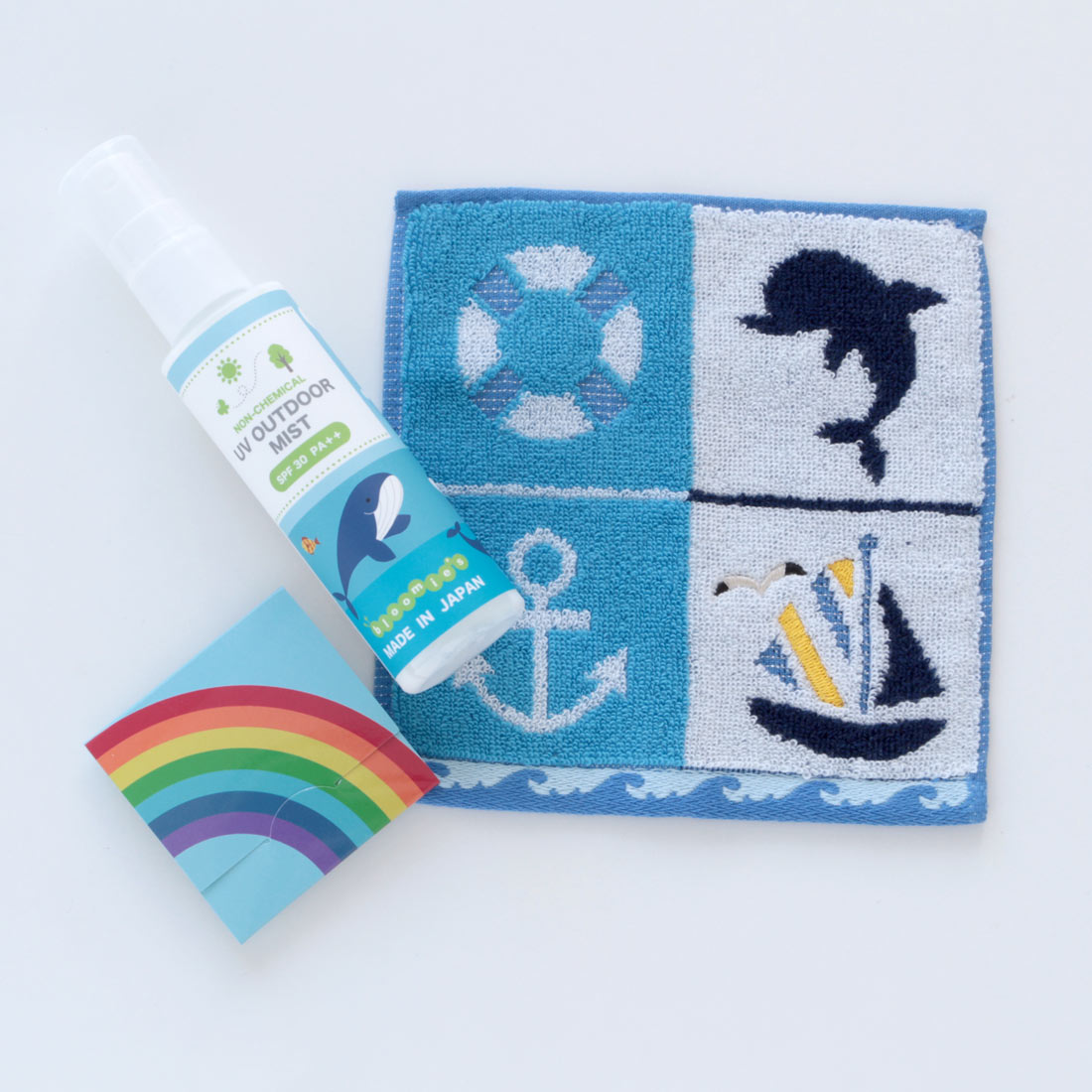 ブルーミーズ 紙せっけん 虹 【bloomie's】 | キッズ ハンカチ