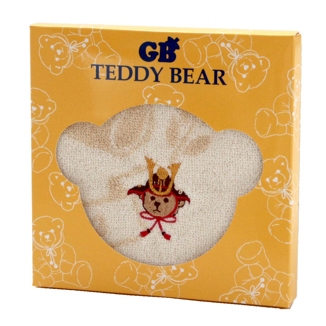 グレート・ブリティッシュ・テディベア モチーフ刺繍入り タオル