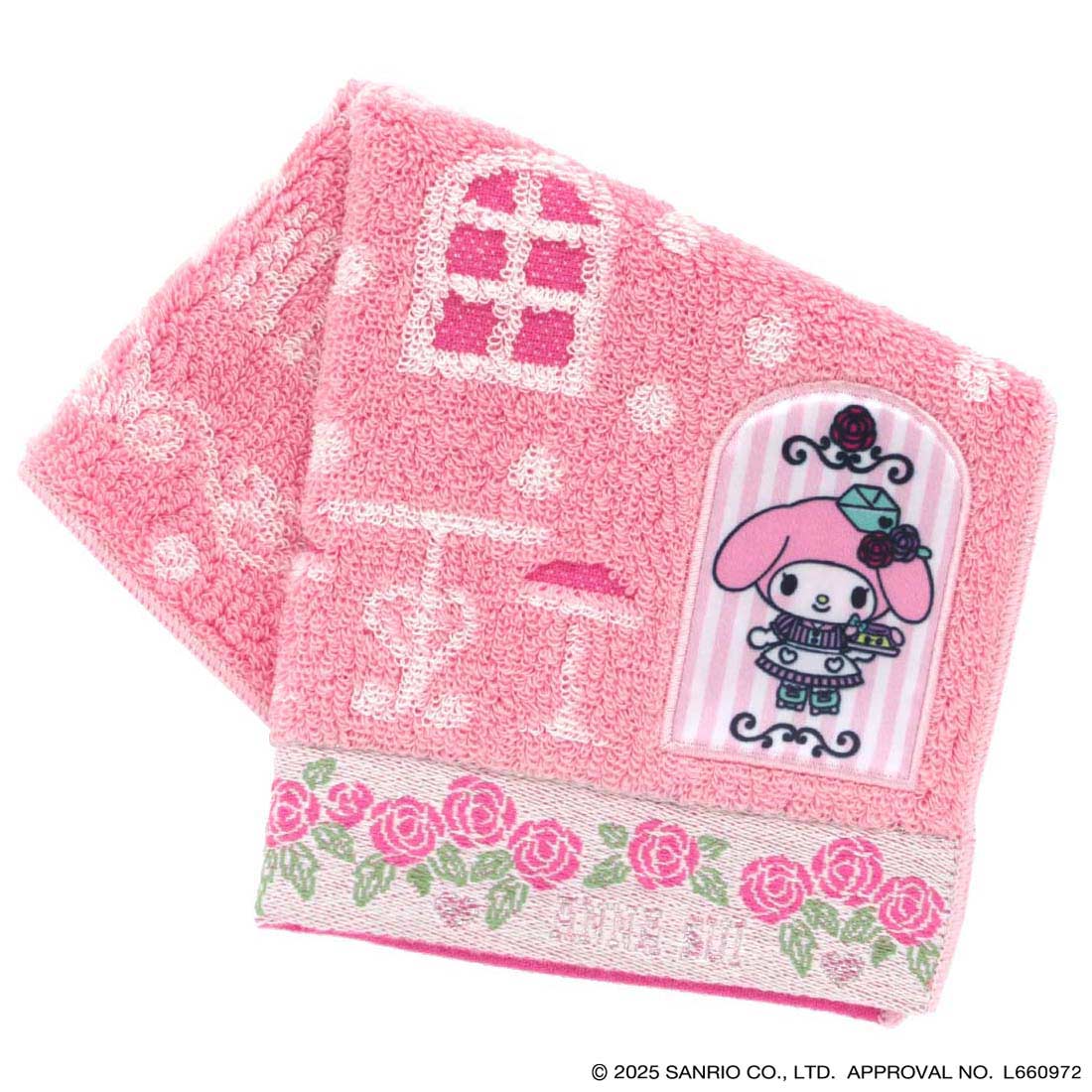 ANNASUI クロミハンカチ アナ スイ「マイメロとクロミ」アメリカンダイナーモチーフの