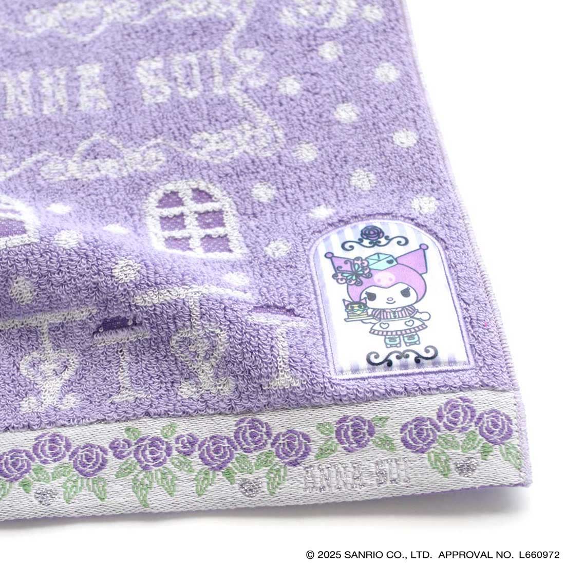 アナスイ × マイメロディ クロミタオルハンカチ アップリケ