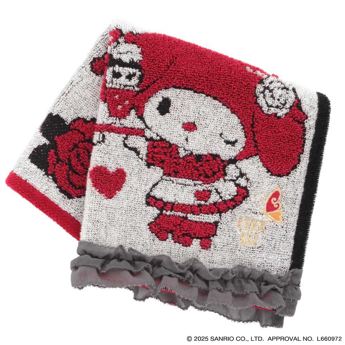 アナスイ × マイメロディ クロミ大判 タオルハンカチ（28cm