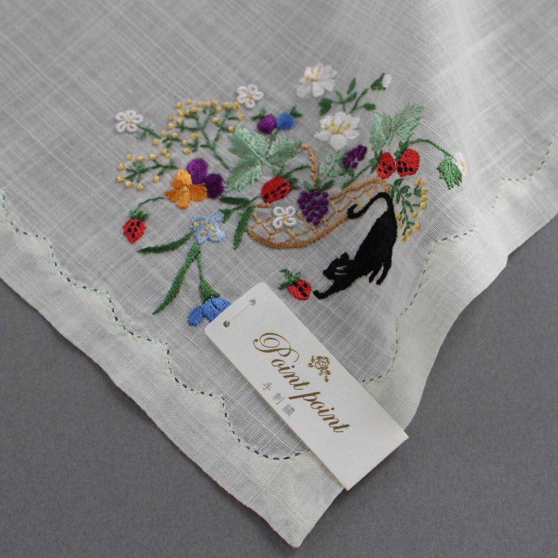 【未使用】和光 草花の手刺繍 ハンカチ ベトナム製 和光 ハンカチ 手刺繍 野の花 WAKO｜Yahoo!フリマ（旧PayPayフリマ）