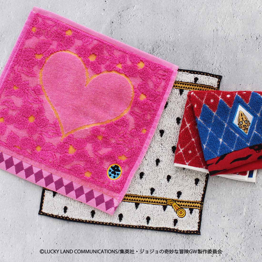 ジョジョの奇妙な冒険 5部 黄金の旋風 ハンカチ ジョジョの奇妙な冒険 黄金の風】 プリントハンカチ ジョルノ