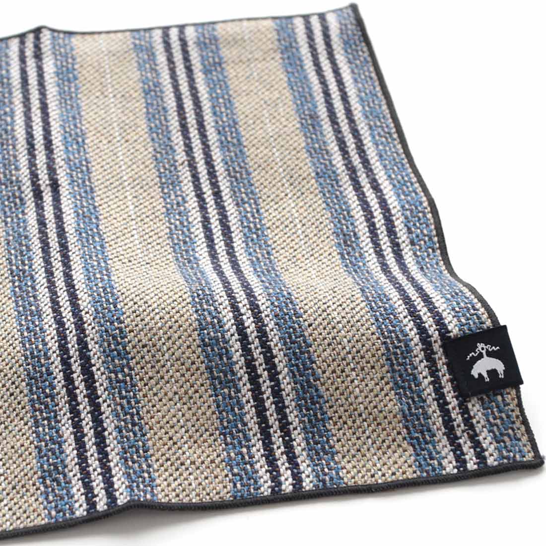 Sistan baluch camel neck band※本日のみお値下げ中 ブルックス ブラザーズ 第三のハンカチ ヘンプ ストライプ ベージュ