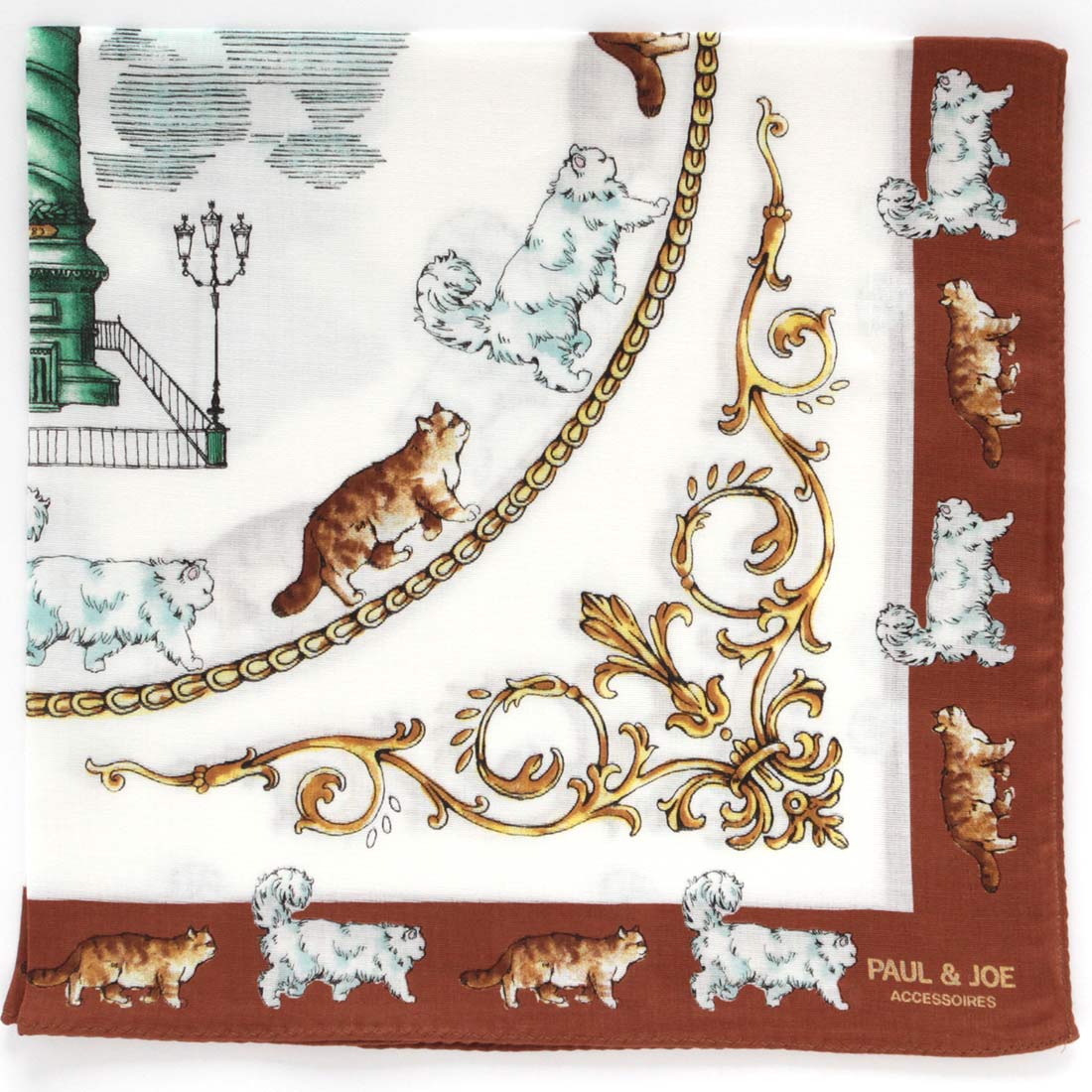 ポール＆ジョー アクセソワ 大判 ガーゼハンカチ（58cm）ジプシー