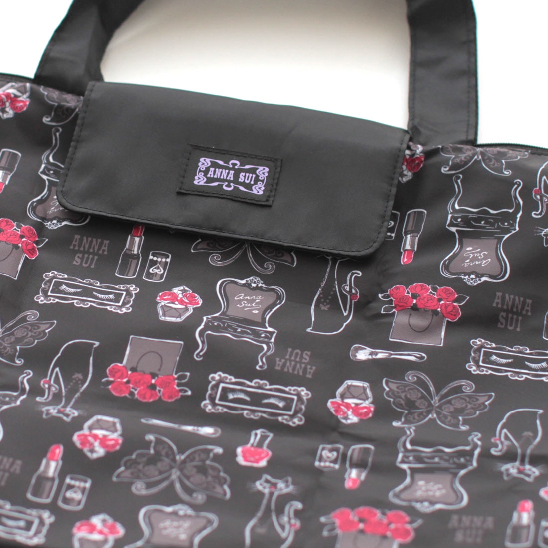 アナ スイ ファスナー付きエコバッグ/マイバッグ<BR> リプリーブ