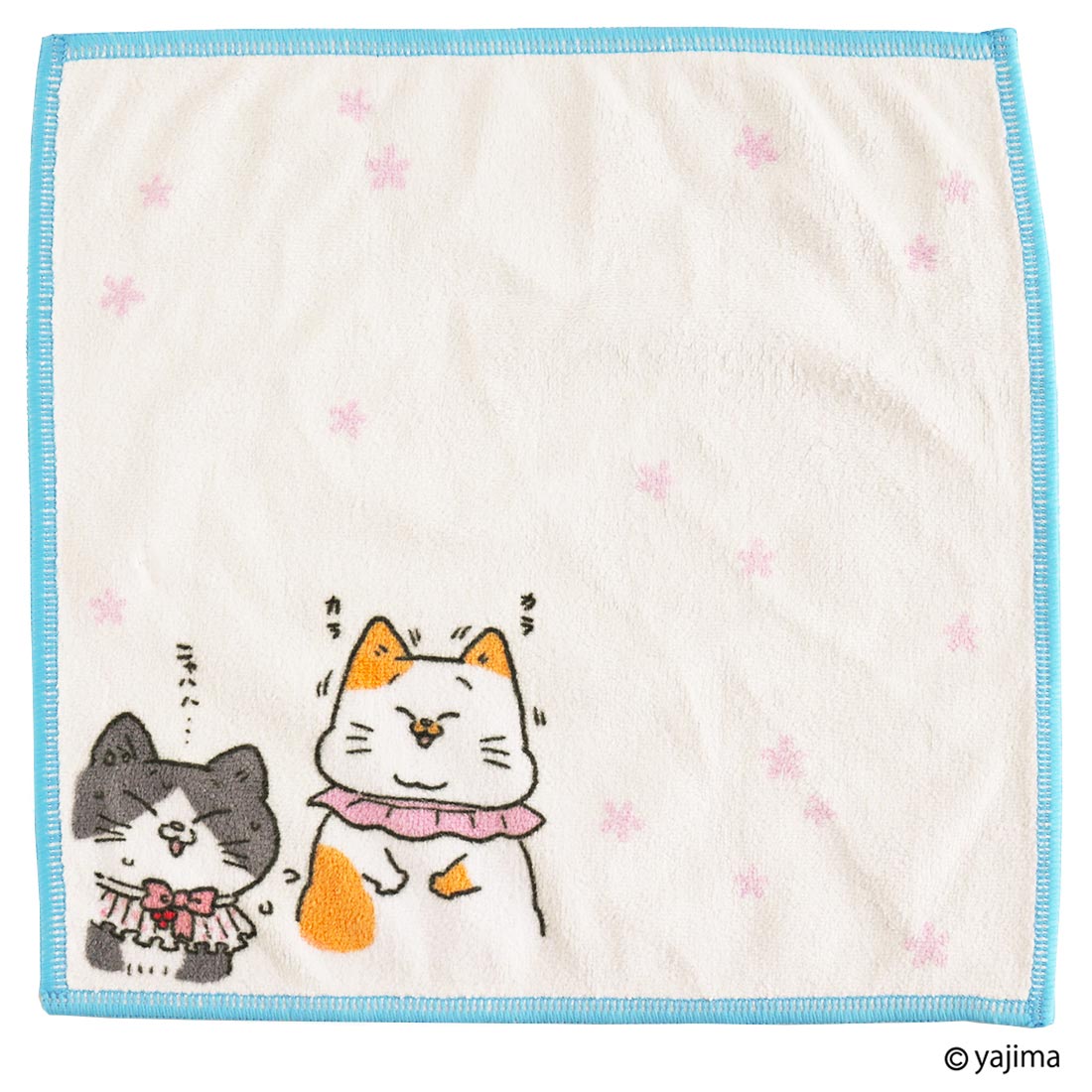 ねこに転生したおじさん スマホ拭きハンカチ 着ぐるみてぷちゃん