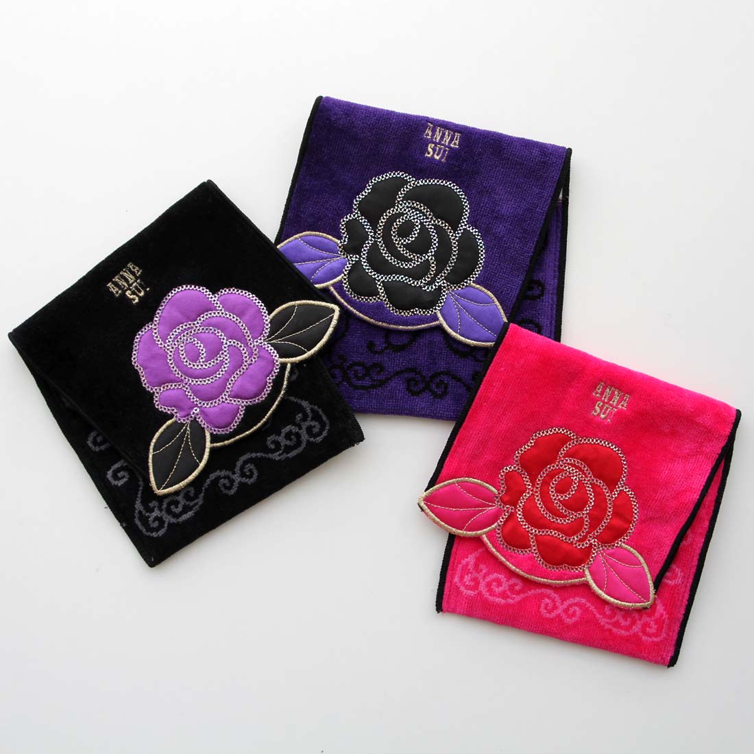 【関税込み】Anna Sui ピンク Cabbage Rose タフタ ジャケット セール】ANNA SUI NYC/アナスイエヌワイシー/ハイネックジップ