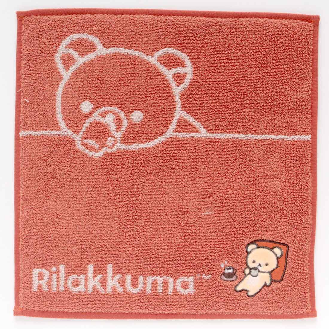 リラックマ　プチタオル　タオルハンカチ　４種セット　イチゴ☆未使用品☆ リラックマ リラックマ プチタオル（ミニタオル） お手拭き