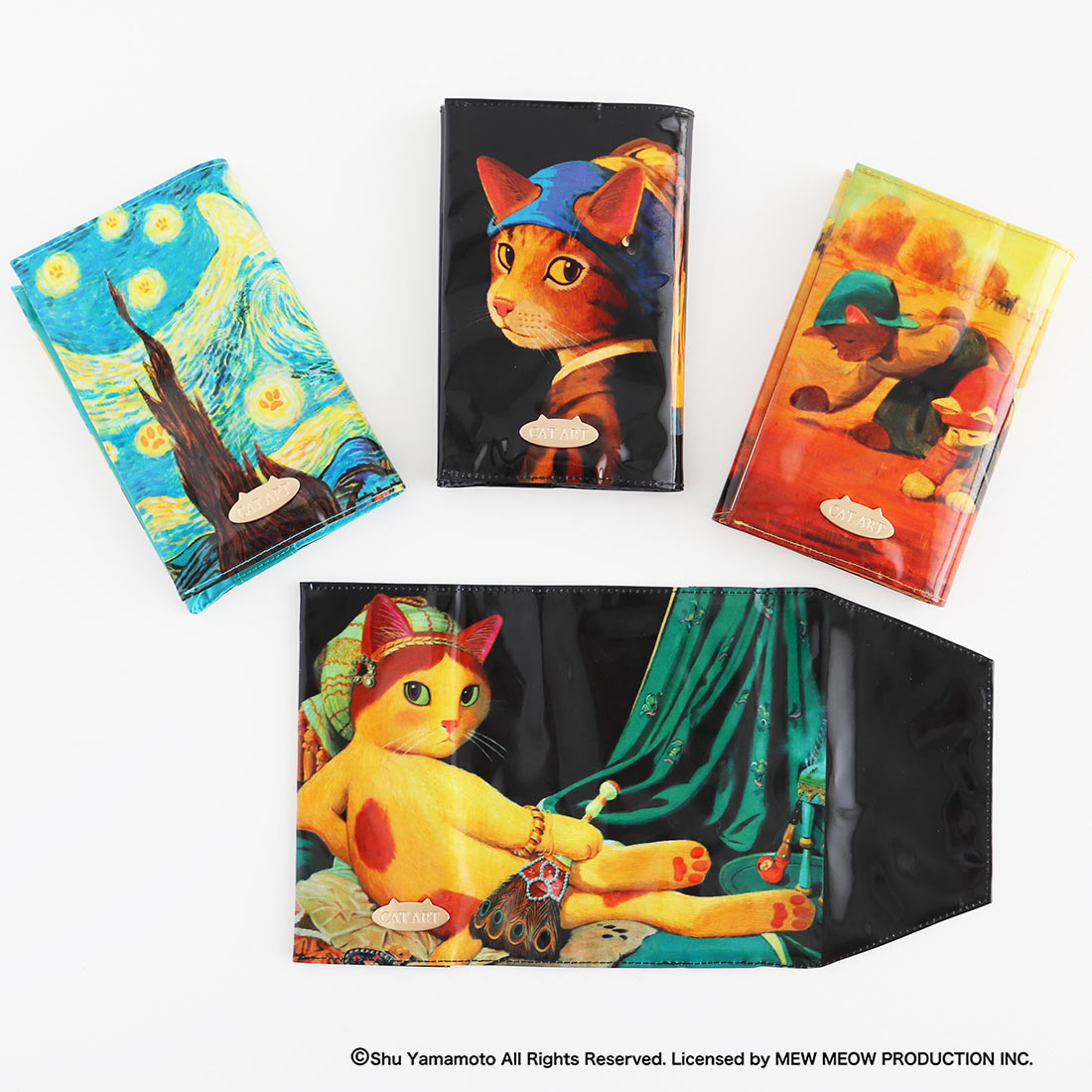 キャットアート ブックカバー マタタビ拾い/ジャン・フランソワ