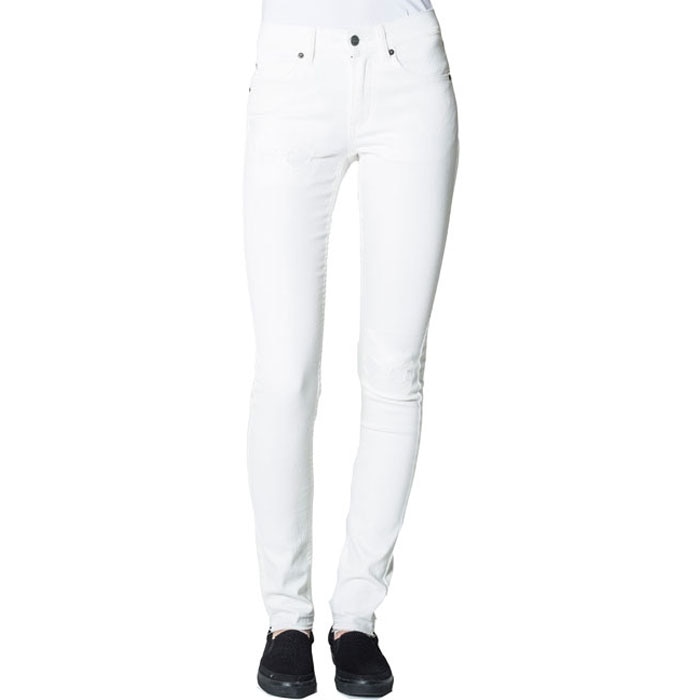 Cheap Monday（チープマンデー） TIGHT MID RISE SLIM SKINNY White Fusion ホワイトスキニーデニム