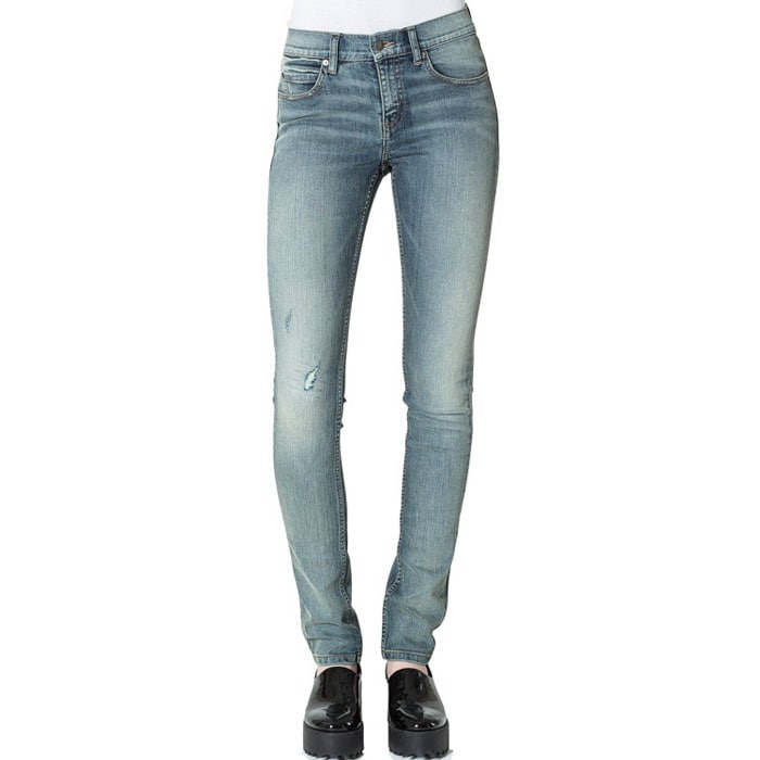 Cheap Monday（チープマンデー） TIGHT MID RISE SLIM Grind Blue スキニーデニム