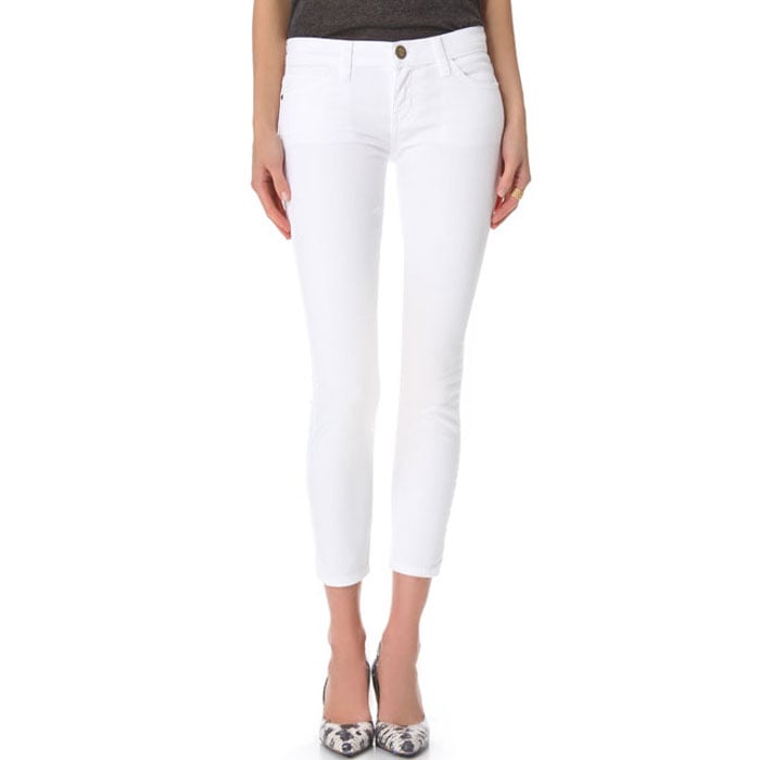 Current Elliott（カレントエリオット） THE STILETTO Sugar ホワイトスキニーデニム