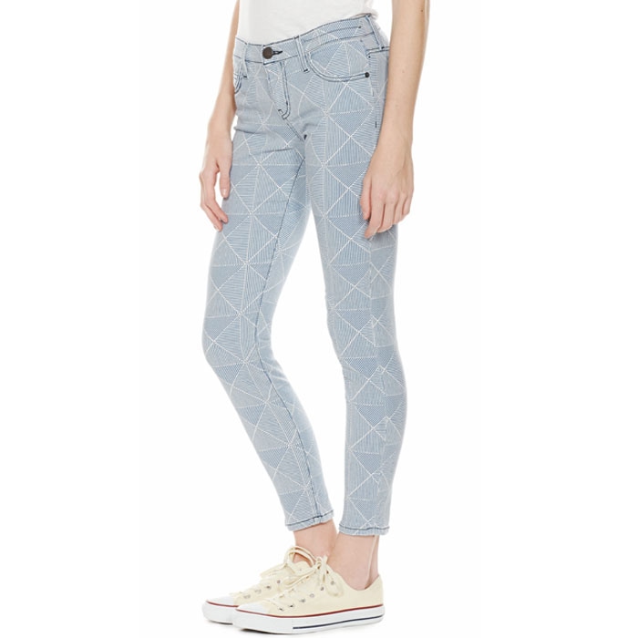Current Elliott（カレントエリオット） THE STILETTO Diamonder Print スキニーデニム
