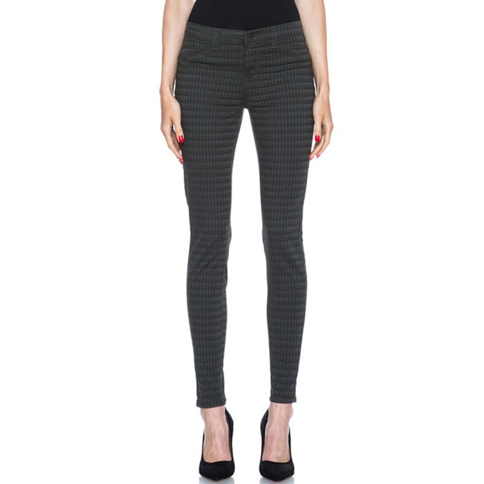 J Brand（ジェイブランド・ジェーブランド） 485 Prism Jacquared Mid-Rise Super Skinny Mica スキニーパンツ