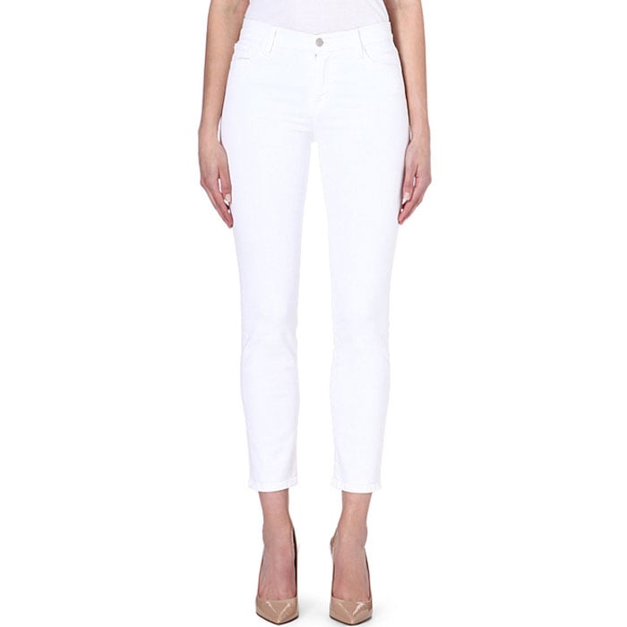 J Brand（ジェイブランド・ジェーブランド）8312 MID RISE CROPPED RAIL Blanc ホワイトスキニー
