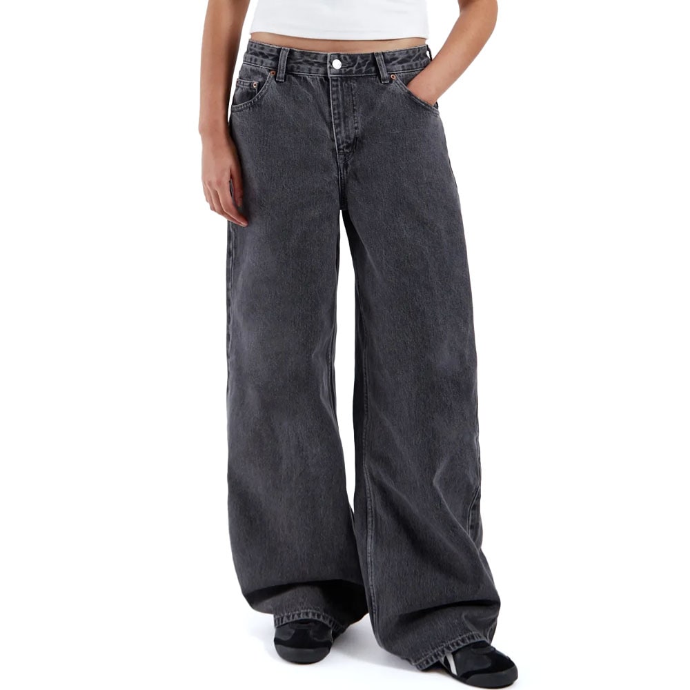 DR DENIM ドクターデニム ARY WIDE Mid Grey Retro ワイド ストレート デニム