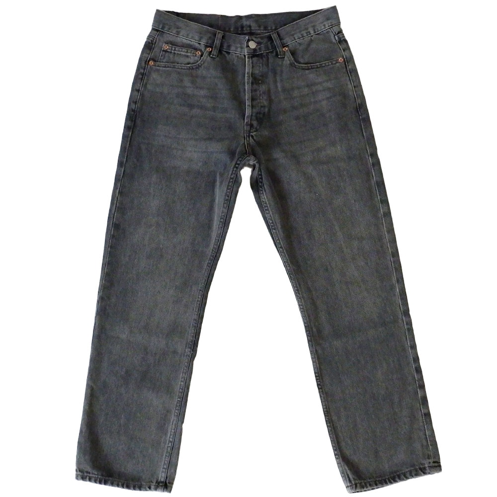 DR DENIM ドクターデニム DASH Relaxed Straight Mid Grey Used リラックス ストレート