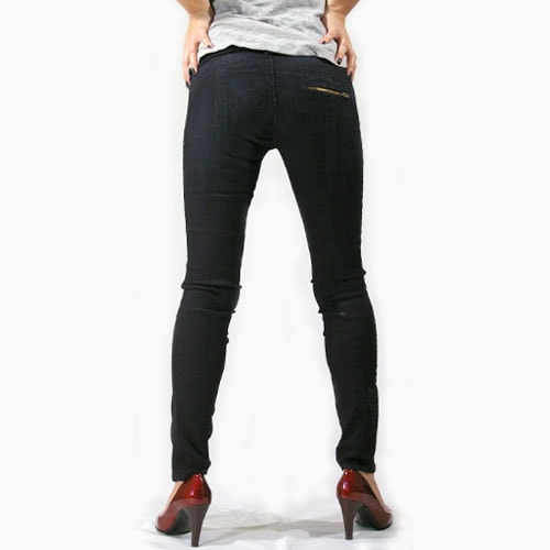 Siwy(シィーウィー) Violet Zip Cropped Skinny Ride スキニーデニム