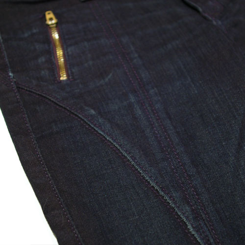 Siwy(シィーウィー) Violet Zip Cropped Skinny Ride スキニーデニム
