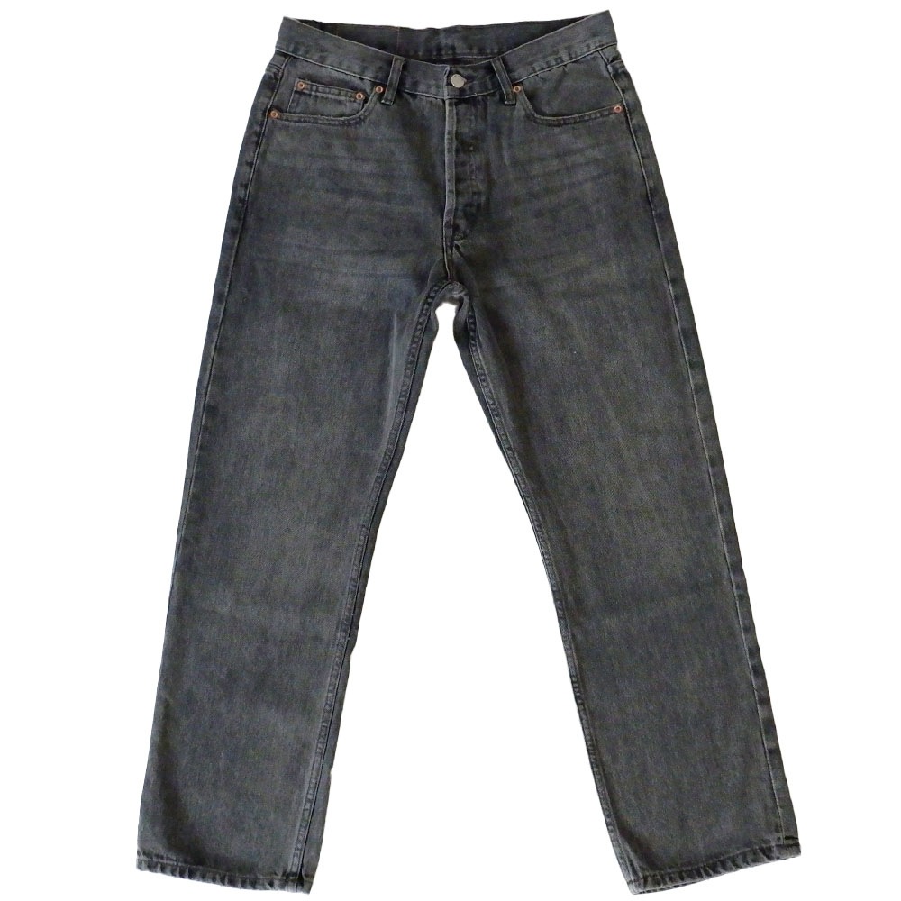 DR DENIM ドクターデニム DASH Relaxed Straight Mid Grey Used リラックス ストレート