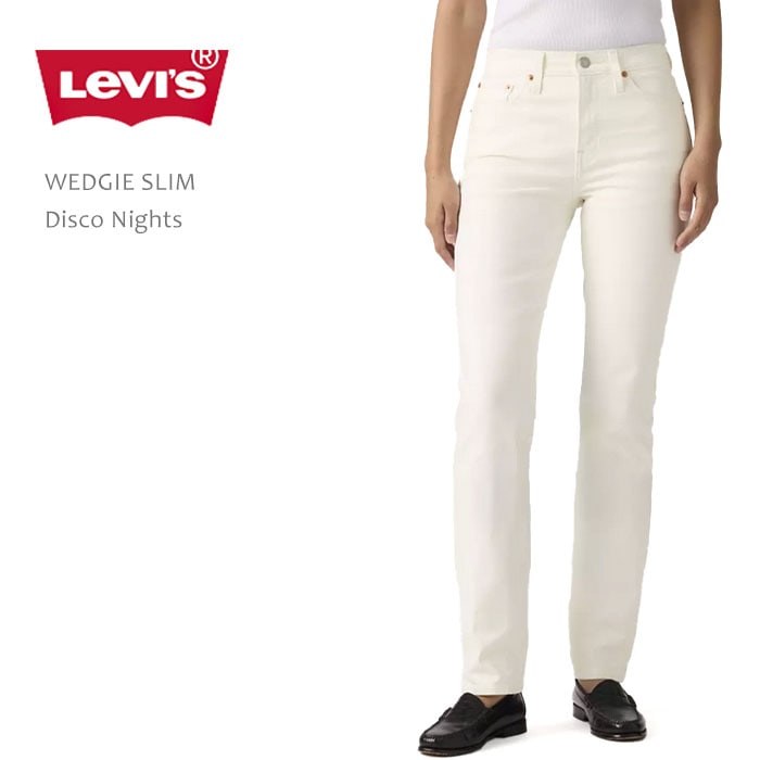 Levi's Premium(リーバイス)WEDGIE SLIM Disco Nights スリム ホワイト デニム