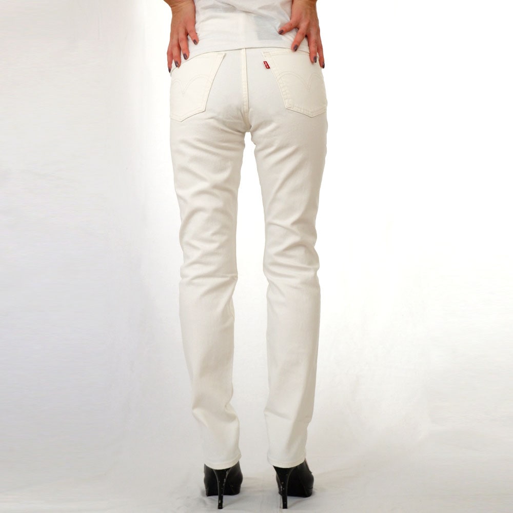 Levi's Premium(リーバイス)WEDGIE SLIM Disco Nights スリム ホワイト デニム