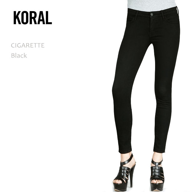KORAL(コラール) CIGARETTE Black ブラックスキニーデニム