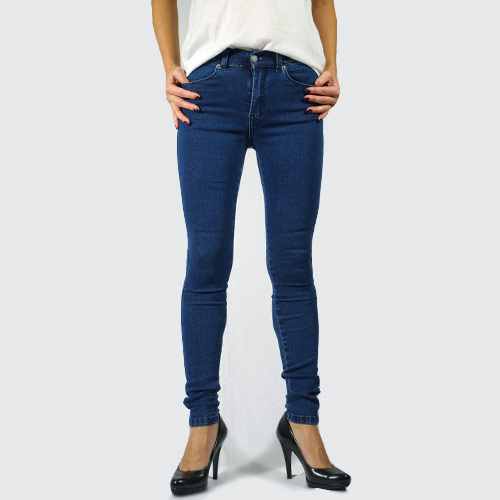 DR DENIM（ドクターデニム）　LEXY MID RISE SKINNY TIGHT Pure Dark Blue スキニーデニム