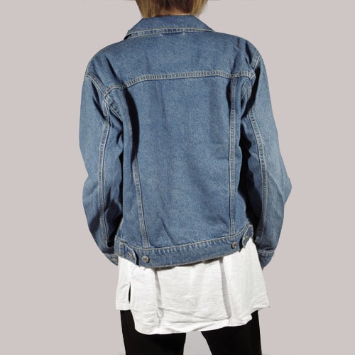 Levi's （リーバイス）EX-BOYFRIEND TRUCKER Concrete Indigo デニムジャケット ジージャン