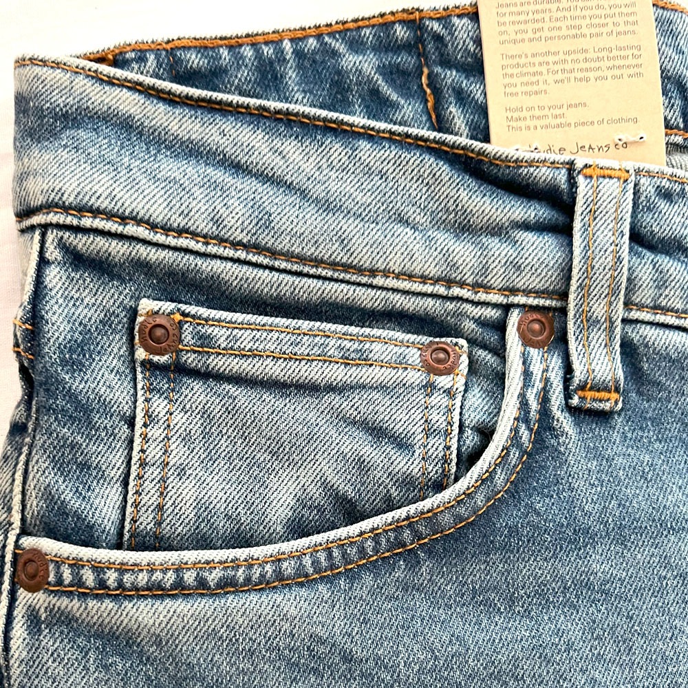 NUDIE JEANS(ヌーディー ジーンズ) LEAN DEAN Blue Hope リーンディーン スリムテーパード