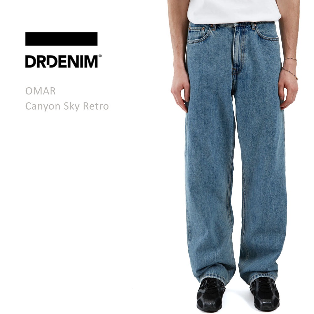DR DENIM ドクターデニム OMAR Wide Straight Canyon Sky Retro ワイドストレート