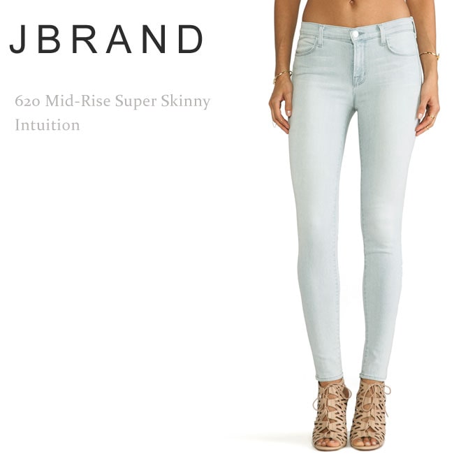J Brand（ジェイブランド・ジェーブランド） 620 Mid-Rise Super Skinny Intuition スキニーデニム