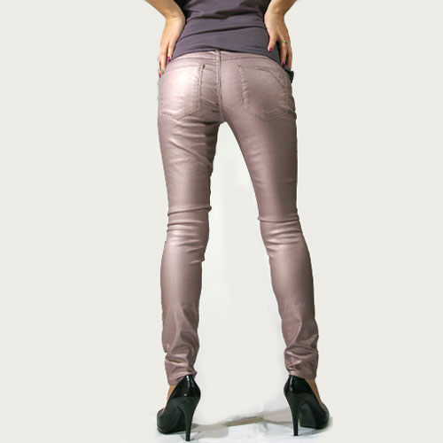 Raven Denim（レーベンデニム） MIKA Ankle Skinny Shimmering Rose スキニーパンツ