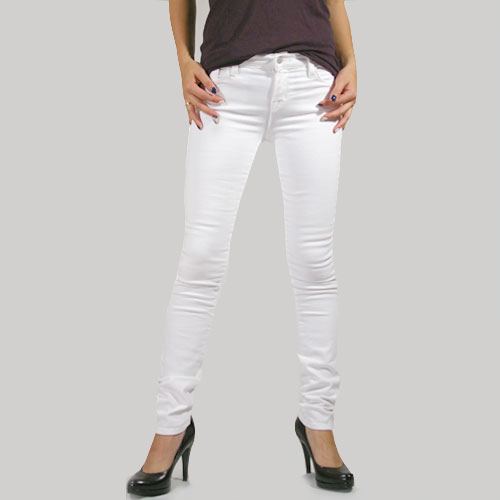 J Brand（ジェイブランド・ジェーブランド） 811 MID-RISE SKINNY LEG Blanc ホワイトスキニー