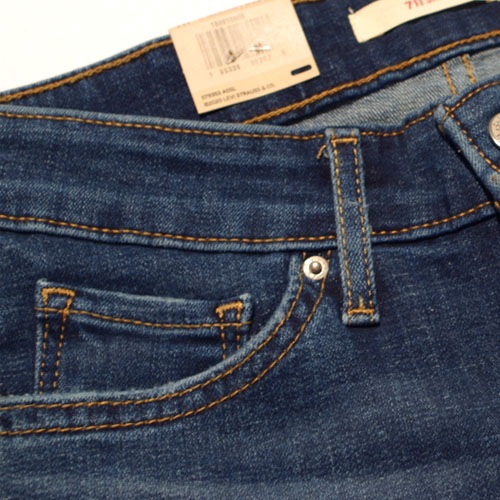 Levi's （リーバイス） 711 SKINNY Lapis Breakdown ダメージスキニー