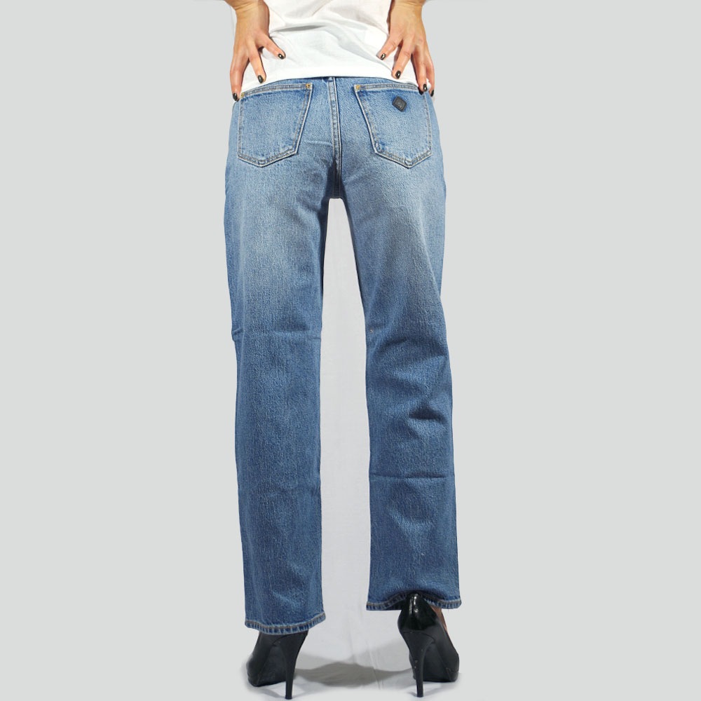 Abrand Jeans エイブランド A '95 MID STRAIGHT CROP FELICA Mid Vintage Blue