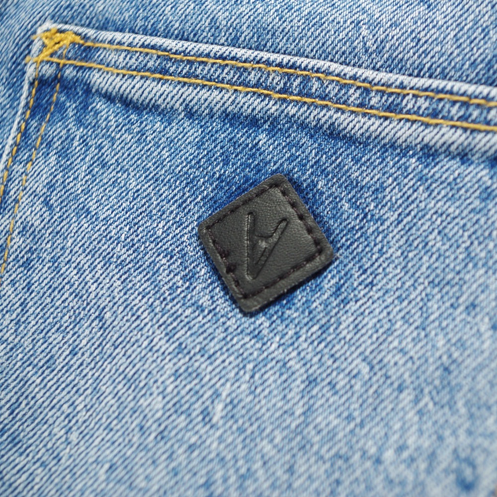 Abrand Jeans エイブランド A '95 MID STRAIGHT CROP FELICA Mid Vintage Blue