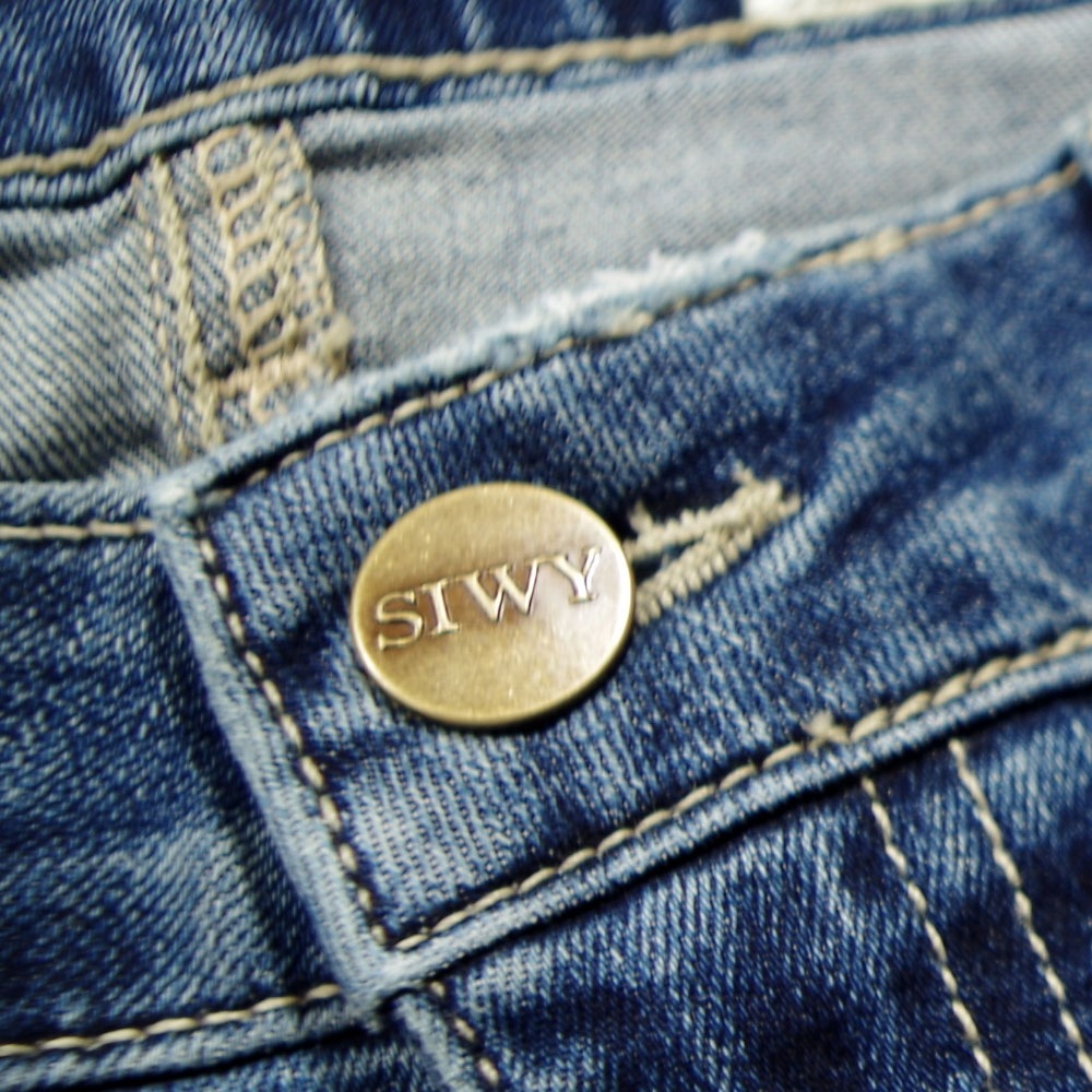 Siwy（シィーウィー） HANNAH SLIM CROP Crashing スキニーデニム