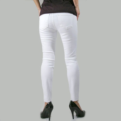 J Brand（ジェイブランド・ジェーブランド）9326 LOW-RISE CROPPED SKINNY Demented ホワイトスキニー