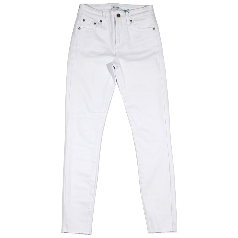 Pistola Denim （ピストラデニム） AUDREY MID RISE SKINNY Aspen ホワイトスキニーデニム