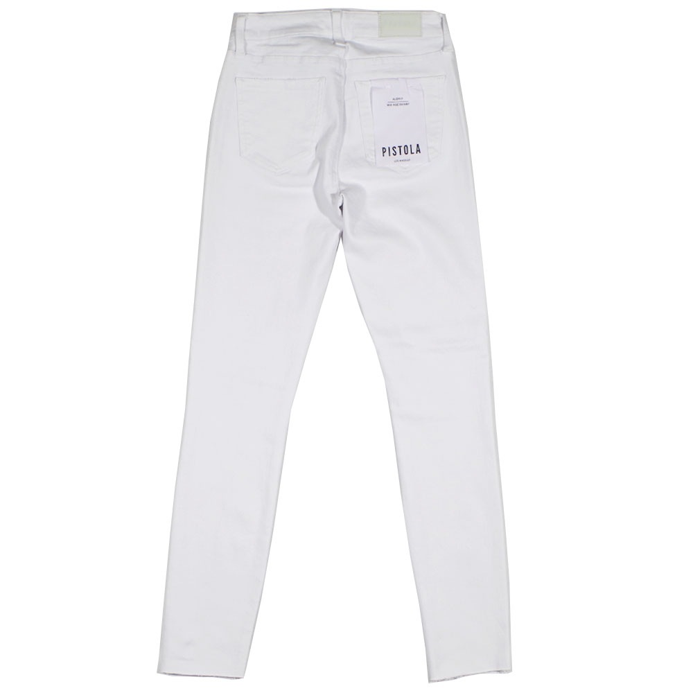 Pistola Denim （ピストラデニム） AUDREY MID RISE SKINNY Aspen ホワイトスキニーデニム