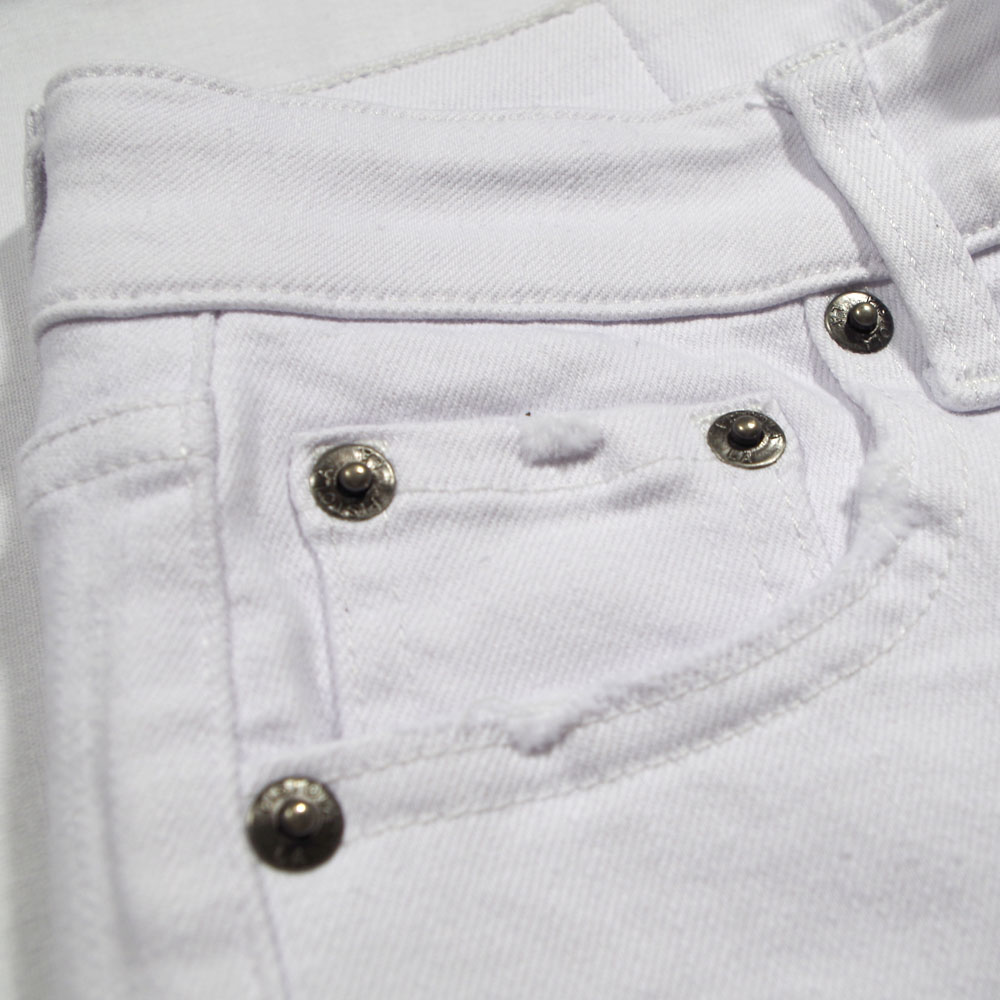 Pistola Denim （ピストラデニム） AUDREY MID RISE SKINNY Aspen ホワイトスキニーデニム