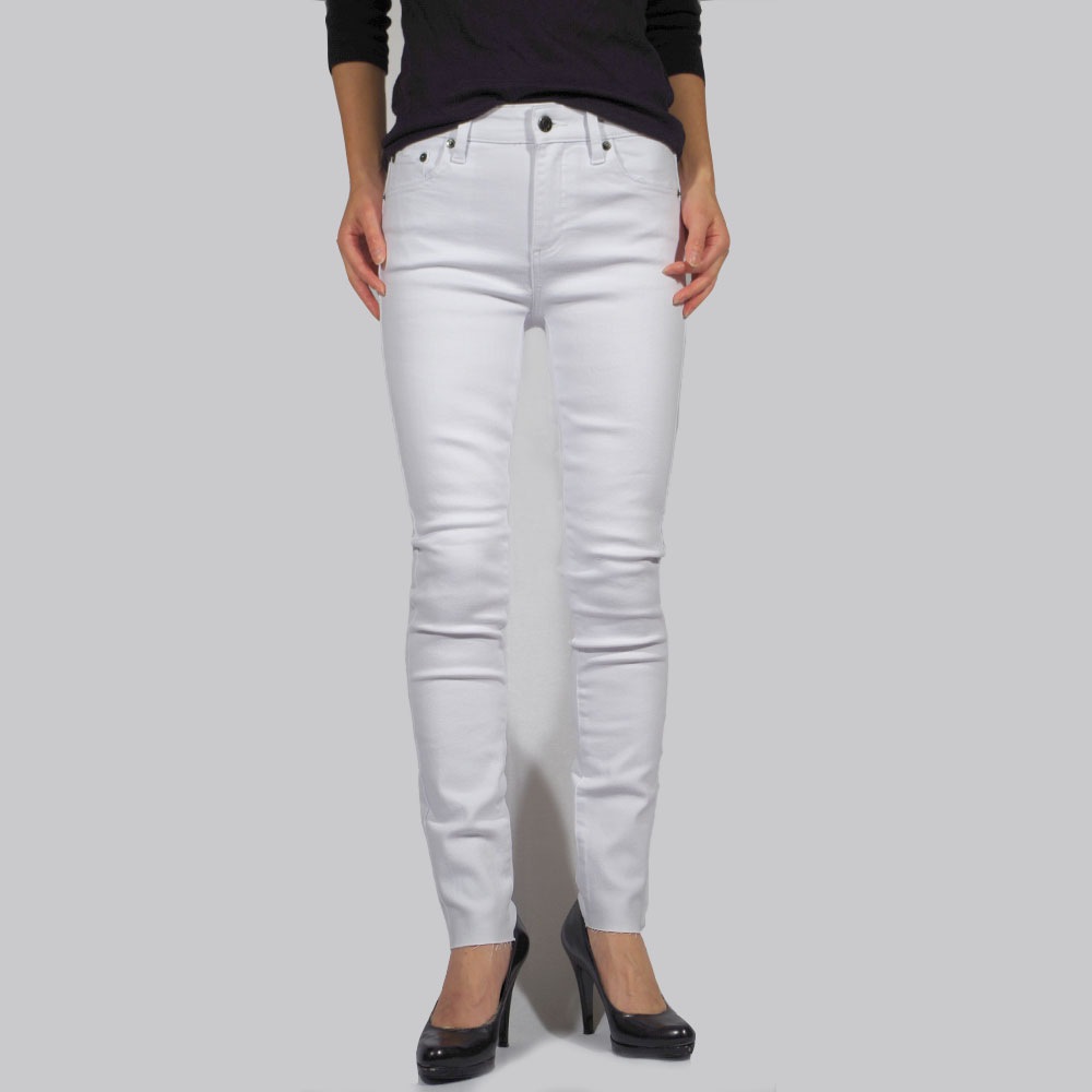 Pistola Denim （ピストラデニム） AUDREY MID RISE SKINNY Aspen ホワイトスキニーデニム
