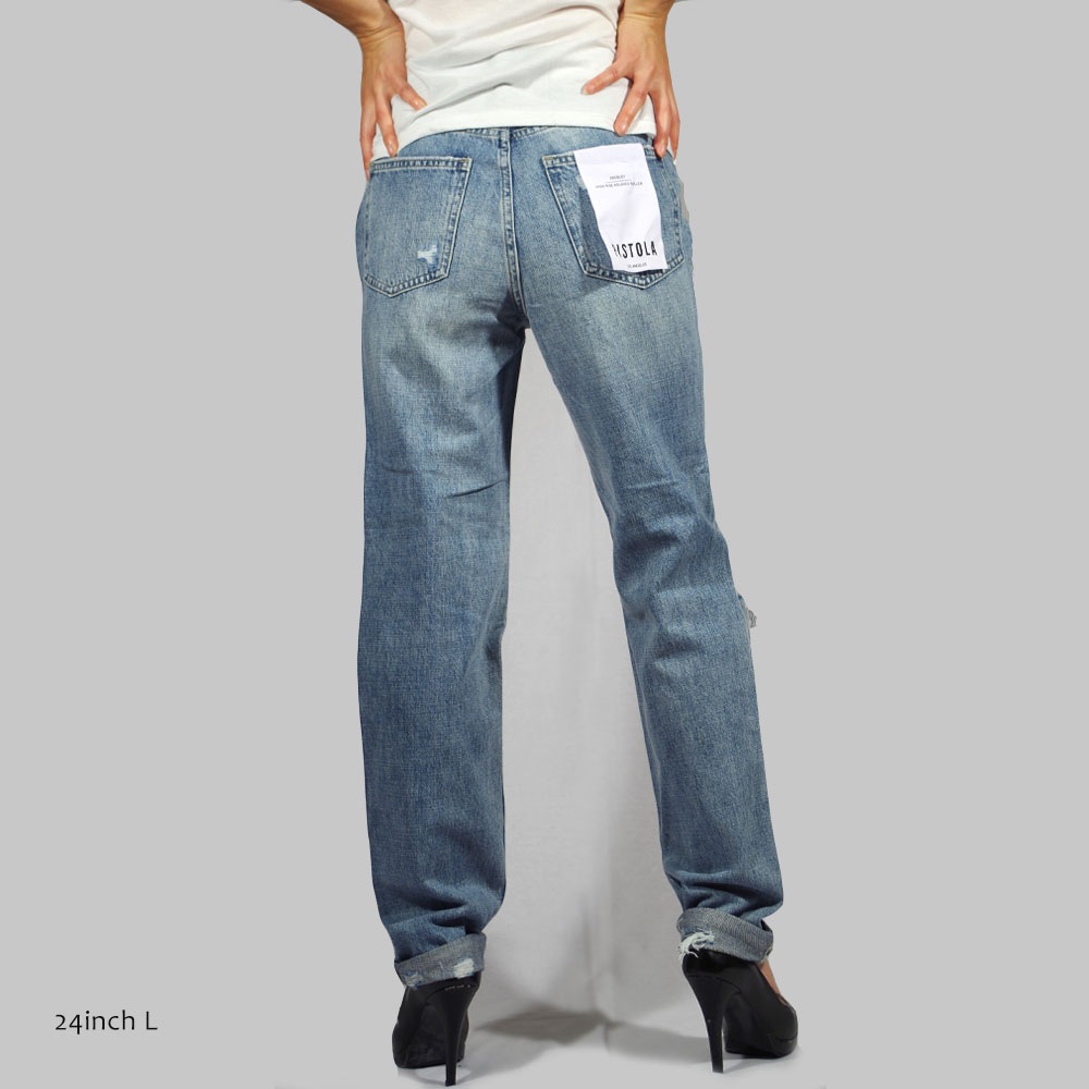 Pistola Denim (ピストラデニム) PRESLEY HIGH RISE RELAXED ROLLER Los Feliz リラックスダメージデニム
