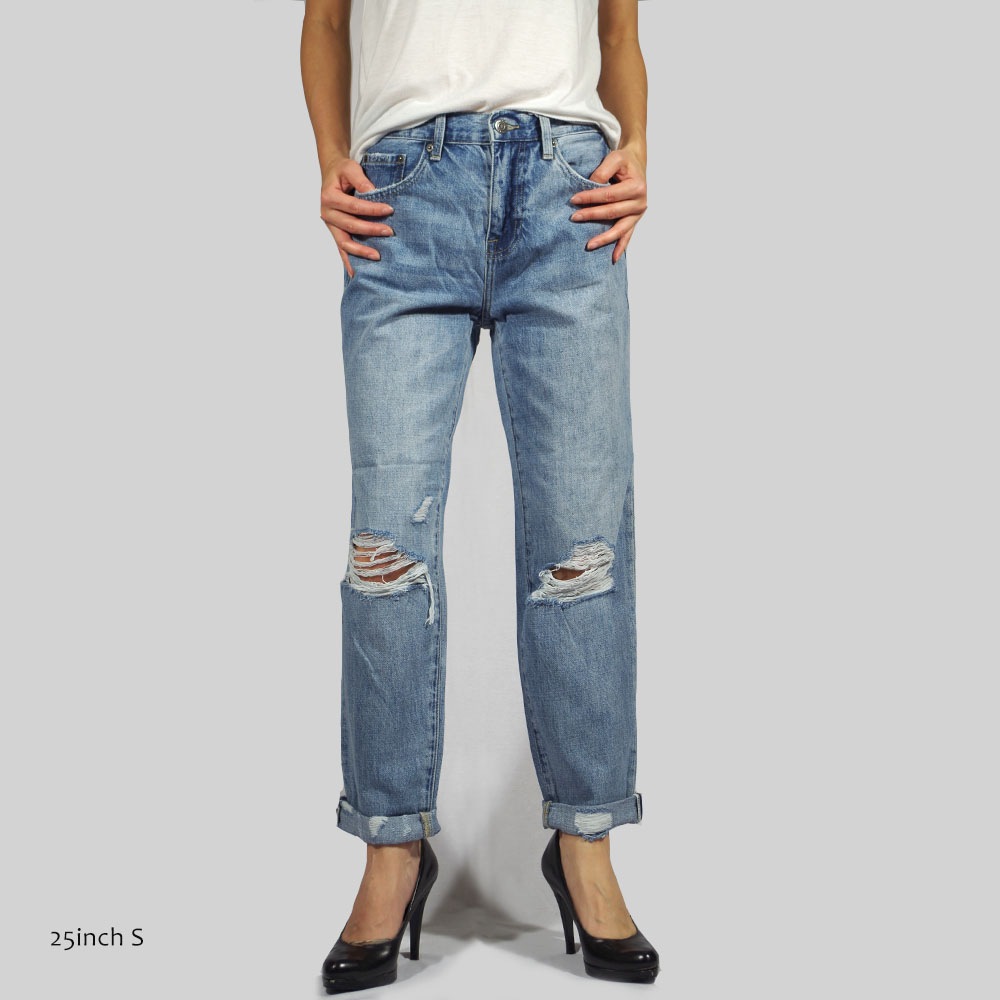 Pistola Denim (ピストラデニム) PRESLEY HIGH RISE RELAXED ROLLER Los Feliz リラックスダメージデニム