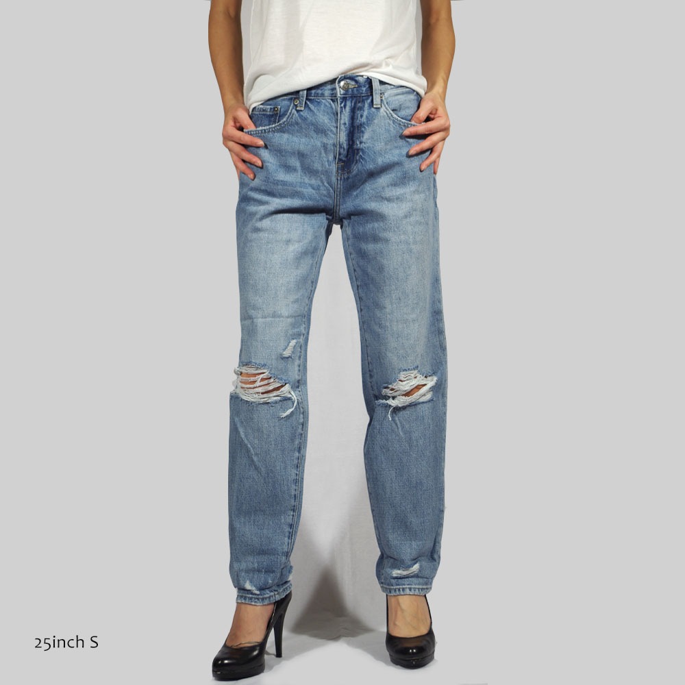Pistola Denim (ピストラデニム) PRESLEY HIGH RISE RELAXED ROLLER Los Feliz リラックスダメージデニム